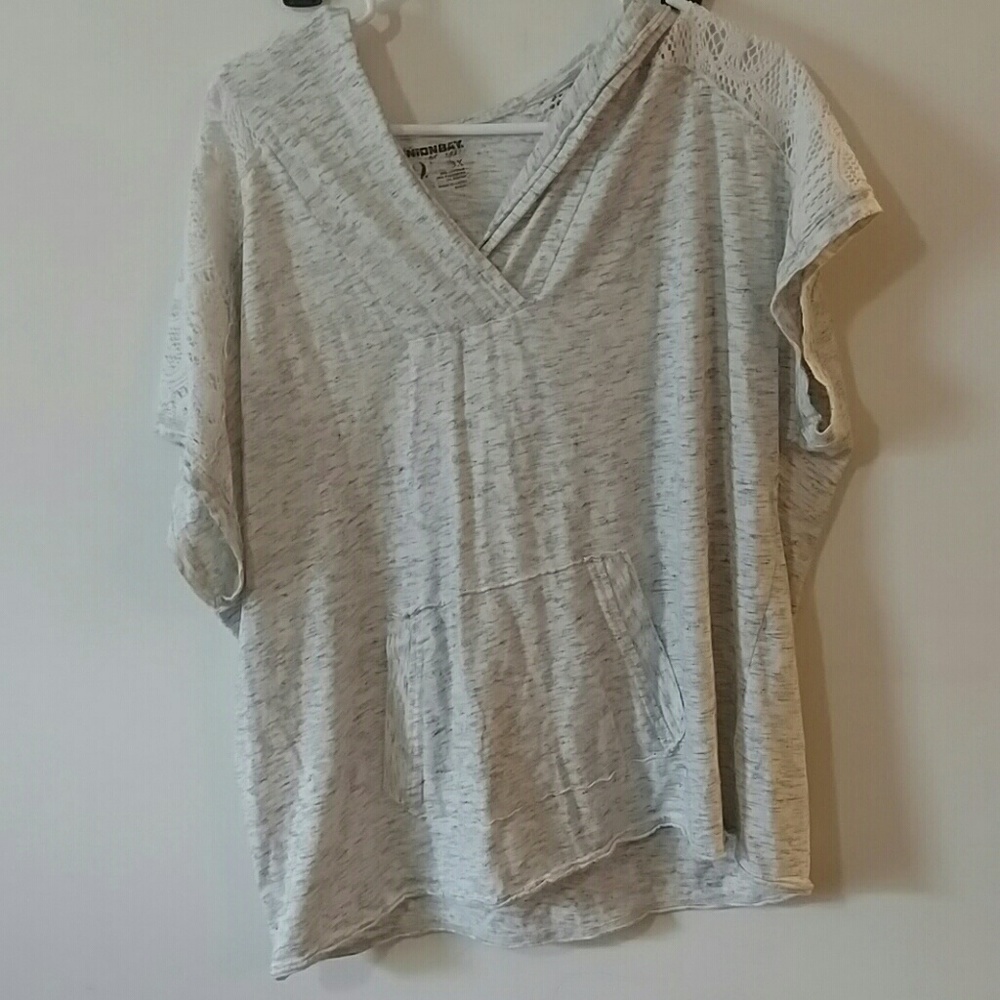 Union Bay Grey 3X Hooded Tee